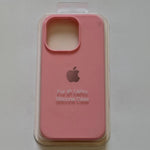Capa Silicone Premium Rosa e Azul acinzentado para iPhone 14 Pro
