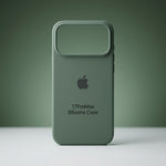 Capa Silicone Verde para iPhone 17 Pro Max – Proteção com Ajuste Preciso