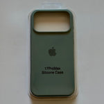 Capa Silicone Verde para iPhone 17 Pro Max – Proteção com Ajuste Preciso
