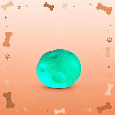Bola para Cachorro em Borracha com Relevo – 6 cm (Bravo Mascotas)