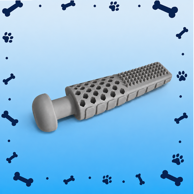 Brinquedo Escova De Dentes Para Cachorro com Dispenser de Petisco
