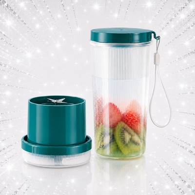 Copo Liquidificador Portátil Recarregável USB com Lâmina Inox