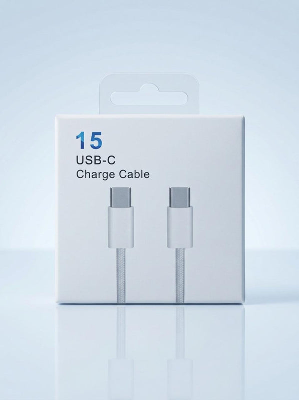 Cabo USB-C 1,5 Metro – Carregamento Rápido e Dados