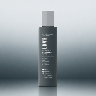 Água Micelar Hidratante Noite Max Love 290ml