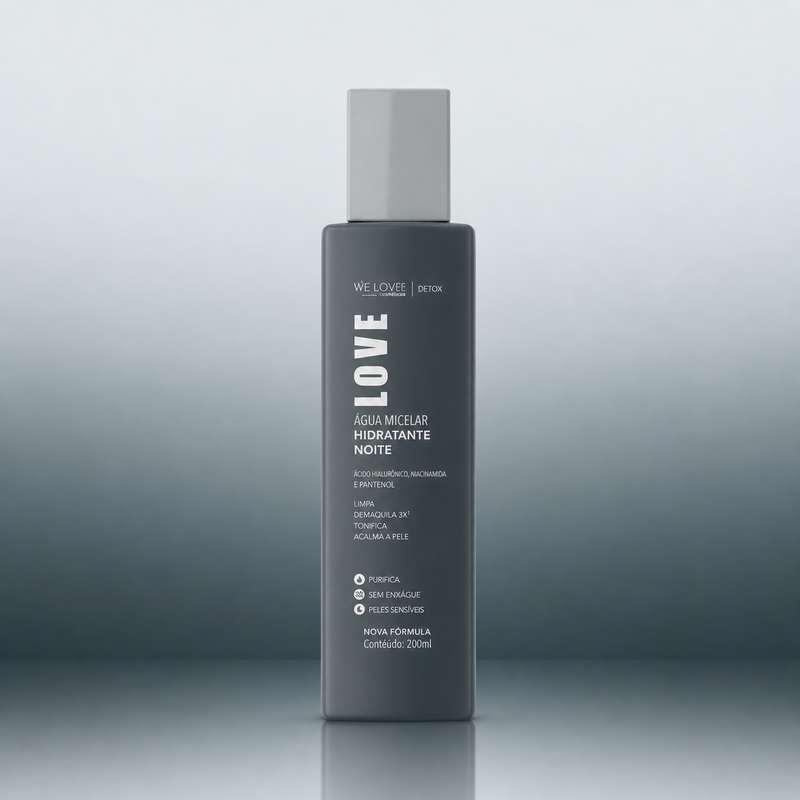 Água Micelar Hidratante Noite Max Love 290ml