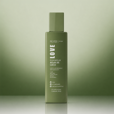 Água Micelar Água de Coco Max Love 290ml