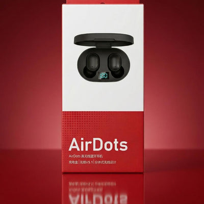 Fone de Ouvido Bluetooth AirDots Sem Fio com Case de Carregamento