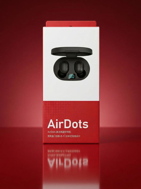 Fone de Ouvido Bluetooth AirDots Sem Fio com Case de Carregamento