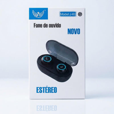 Fone de Ouvido Bluetooth Model J-60 TWS Estéreo – Sem Fio com Estojo de Carregamento
