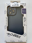 Capa Silicone Fosco Azul Claro e Escuro para iPhone 12 Pro Max com Proteção de Câmera