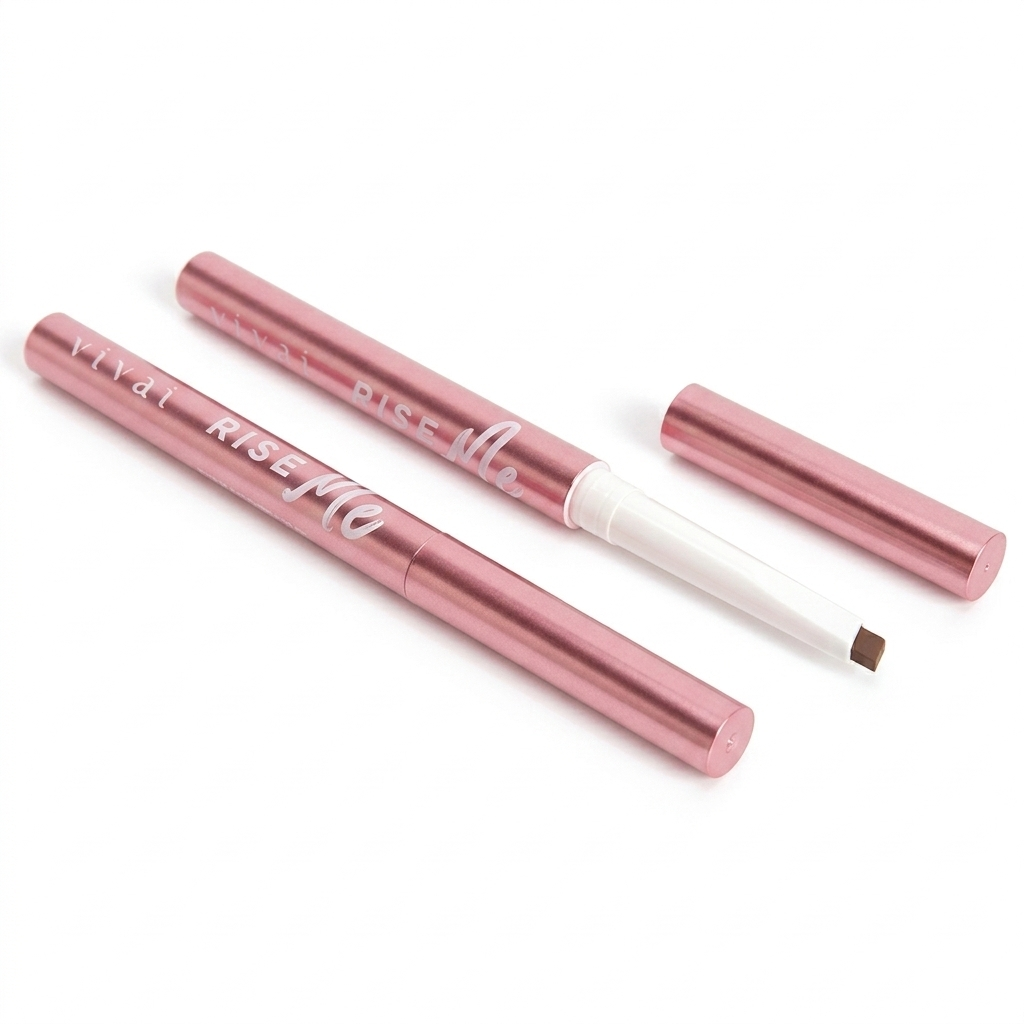 Lápis para Sobrancelha Vivai Rise Me Ponta Chanfrada Marrom