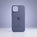 Capa Silicone Premium Cinza para iPhone 14