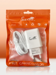 Kit Carregador Turbo 5.1A Bivolt com Cabo USB – Eletro EL-4014-I5