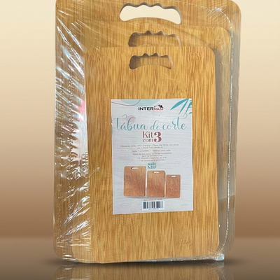 Kit Tábuas de Corte 3 Peças MDF – Interhouse
