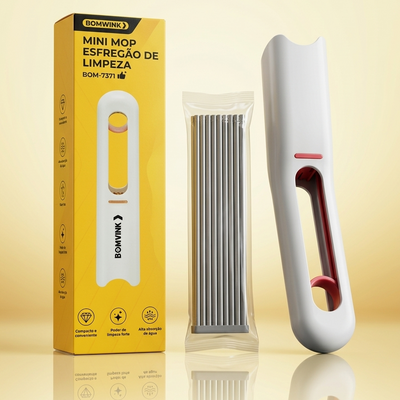 Mini Mop Esfregão de Limpeza Portátil com Refis Absorventes