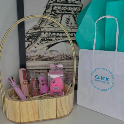 Kit Presente Feminino Completo – Gloss Vivai, Jelly Hume e Caneta 4 em 1 ( Contorno Labial, Iluminador, Delineadora e Lápis para Sobrancelha)