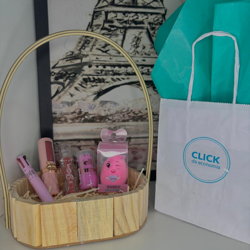 Kit Presente Feminino Completo – Gloss Vivai, Jelly Hume e Caneta 4 em 1 ( Contorno Labial, Iluminador, Delineadora e Lápis para Sobrancelha)